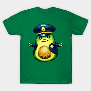 Retro avocado policeman T-Shirt